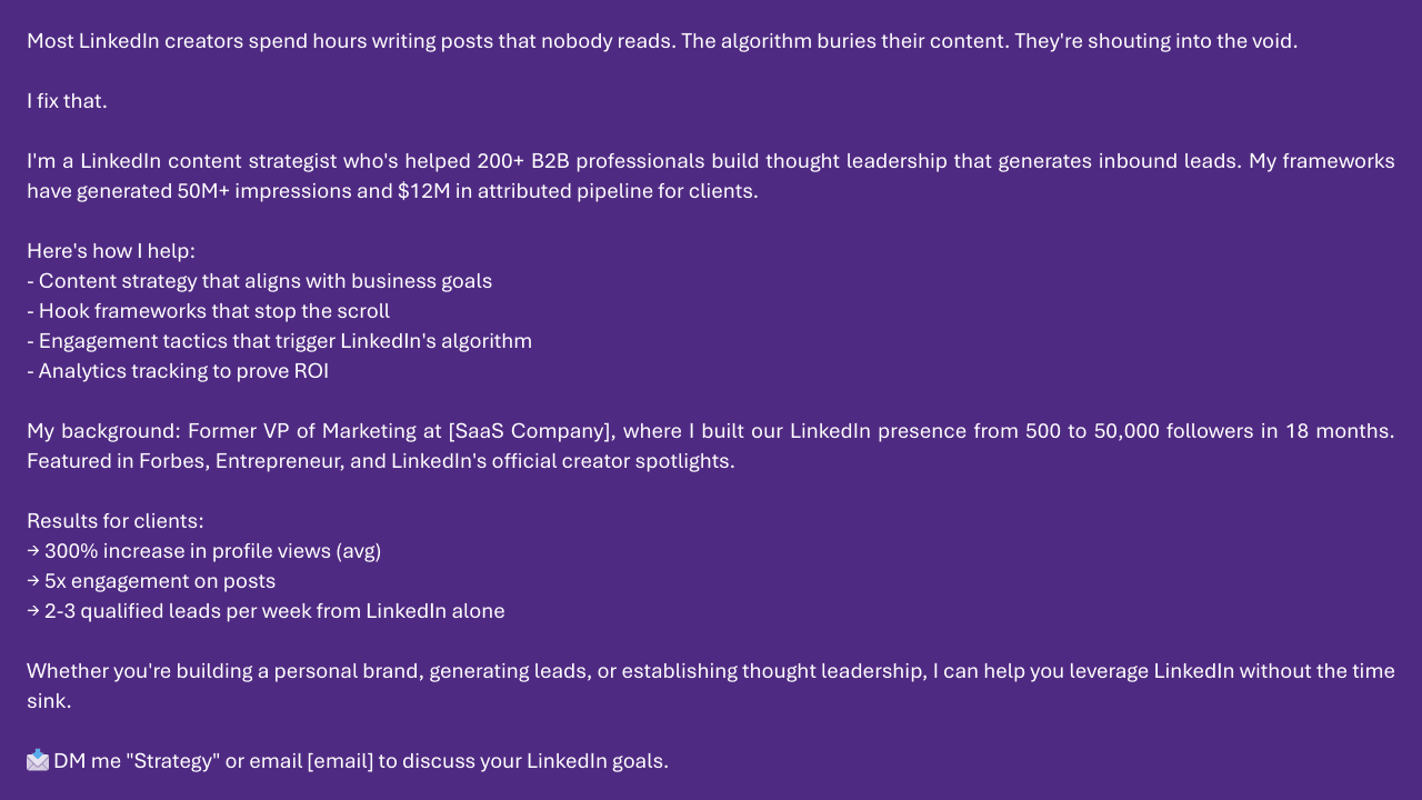 Hooked AI - Optimize your LinkedIn Profile for 2026